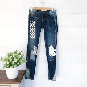 Free People Artisan Deluxe Patchwork Jeans 289